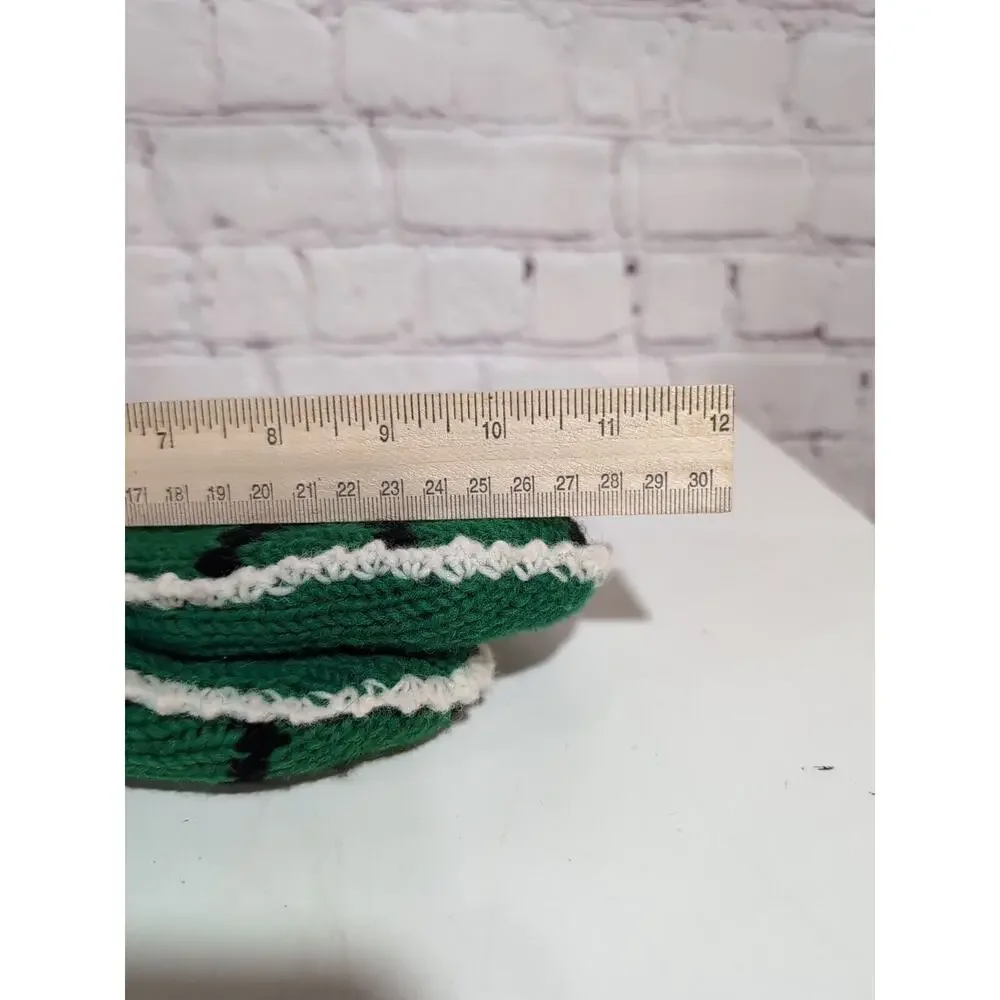 Nirvana Designs Alligator Dragon Knit In Nepal Wool Fleece Lined Puppet Mittens